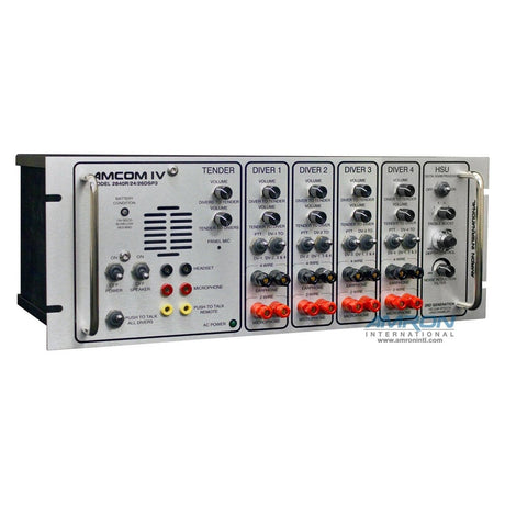 AMCOM IV 2840R-02 Four-Diver Rack Mount Communicator with DSP3 Helium Speech Unscrambler