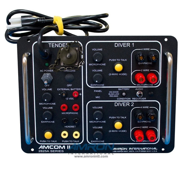 AMCOM II 2825A-07 Two-Diver Panel-Mount Communicator Replacement for the 8211 Series Compact Two-Diver Surface Command Units