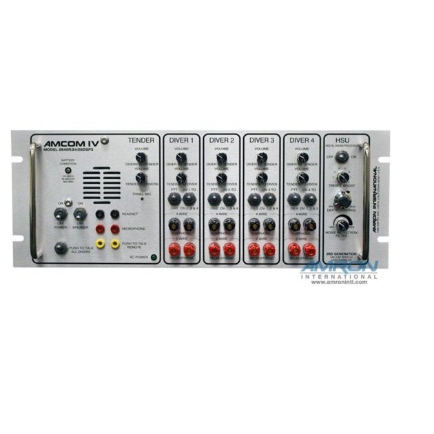 AMCOM IV 2840R-02 Four-Diver Rack Mount Communicator with DSP3 Helium Speech Unscrambler - Image 6