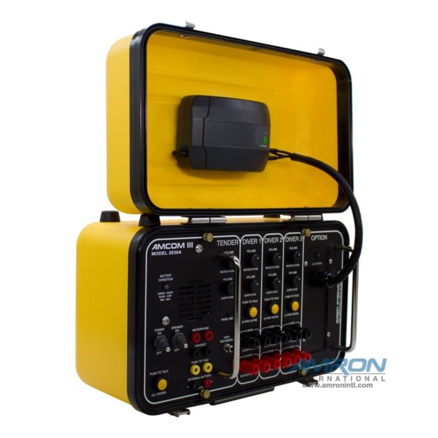 AMCOM III 2830A-13 Three-Diver Portable with 28B Wireless Tender Kit, Outdoor AC Power Module and International Locking Power Cord - Image 6