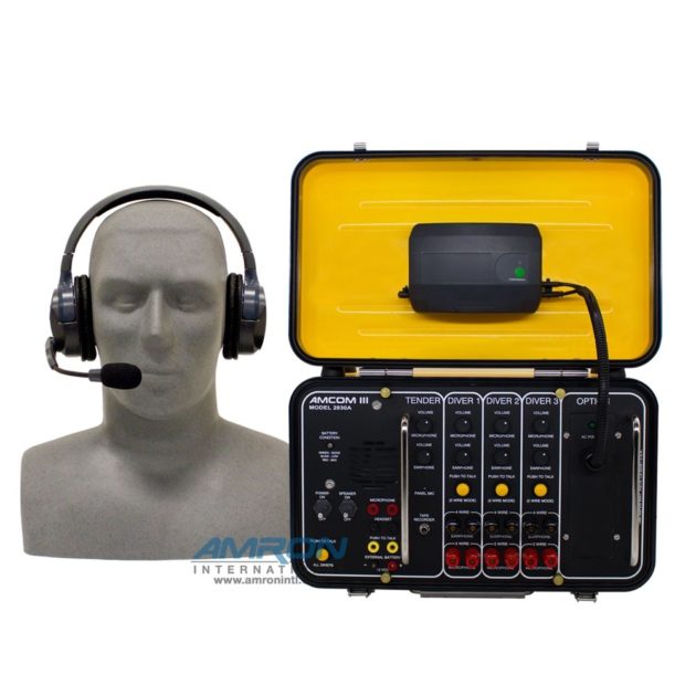 AMCOM III 2830A-13 Three-Diver Portable with 28B Wireless Tender Kit, Outdoor AC Power Module and International Locking Power Cord - Image 4